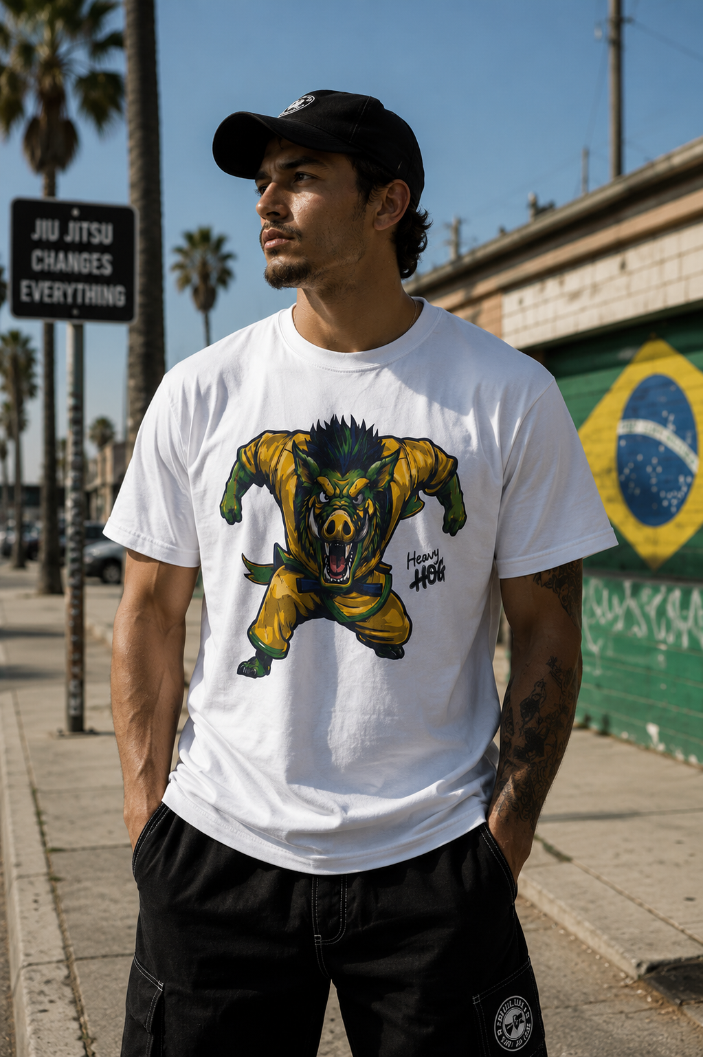 Heavy Hog BJJ T-paita