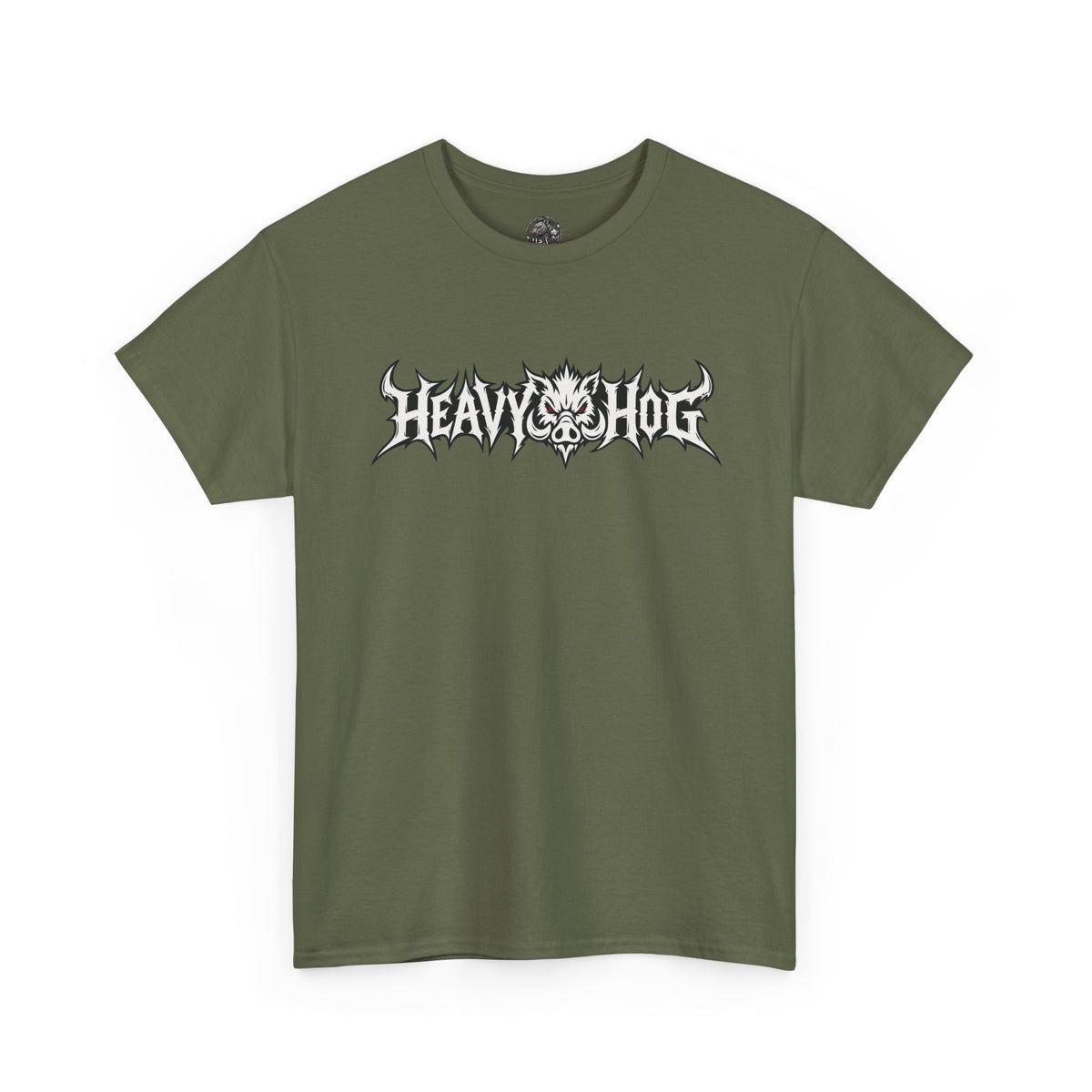 Heavy Hog Graphic Tee — Skull Metal Band Style T‑Shirt