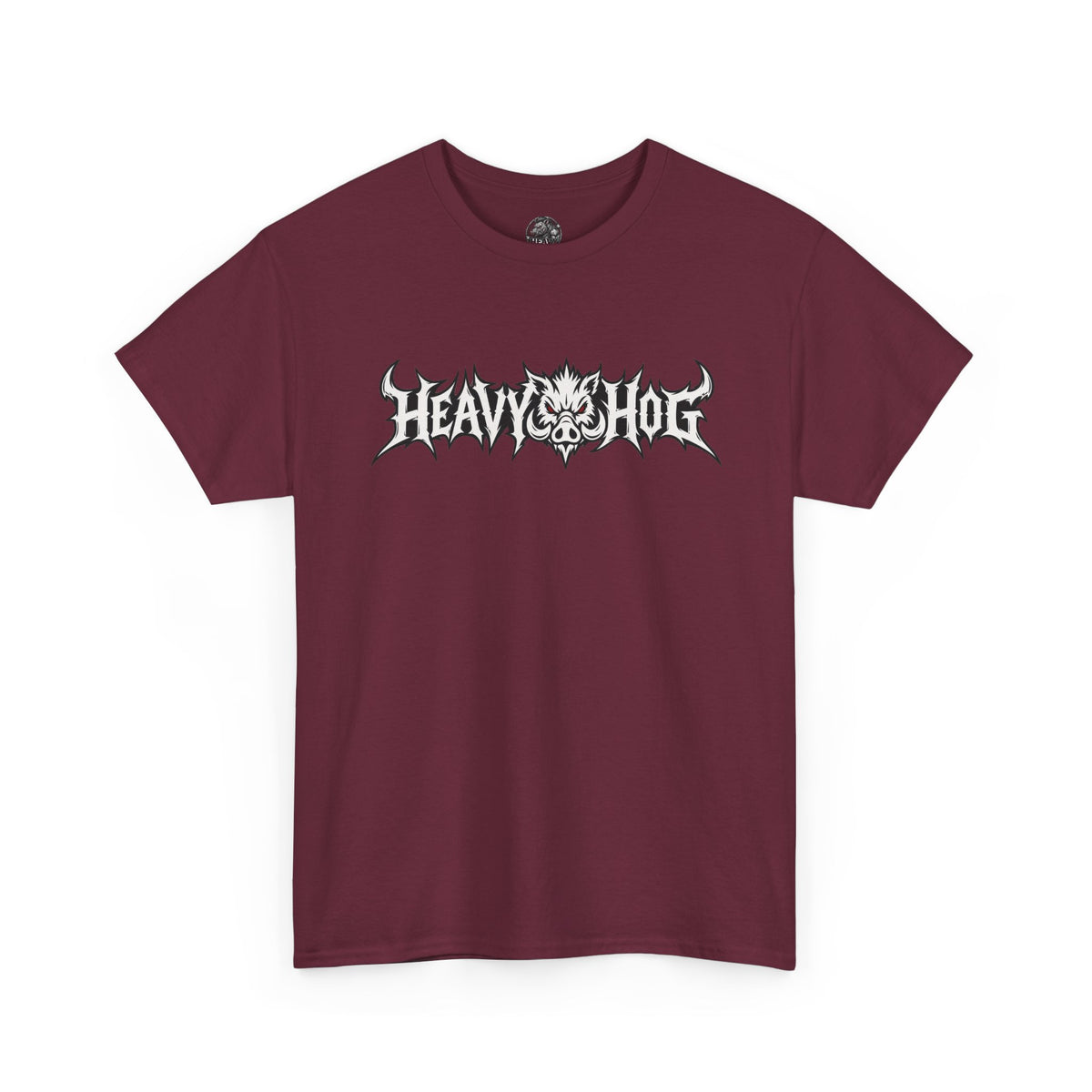 Heavy Hog Graphic Tee — Skull Metal Band Style T‑Shirt