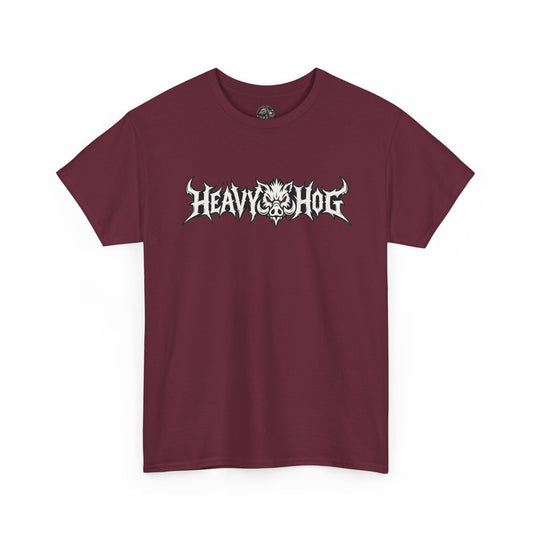 Heavy Hog Graphic Tee — Skull Metal Band Style T‑Shirt