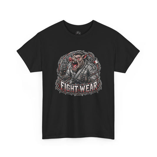 Heavy Hog Fight Wear T-paita Iso Logo