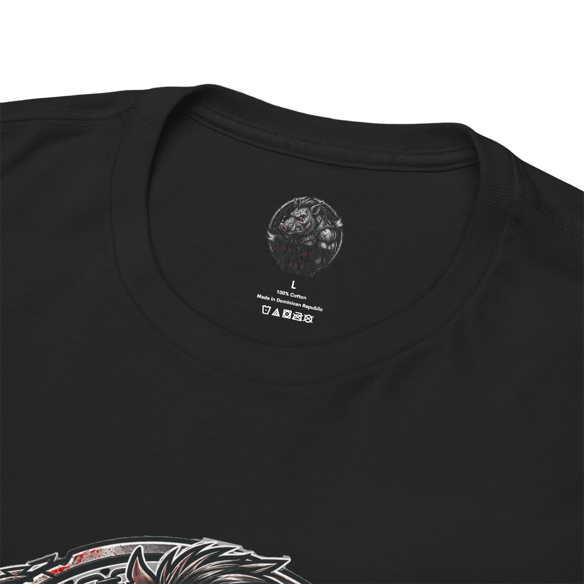 Heavy Hog Fight Wear T-paita Iso Logo