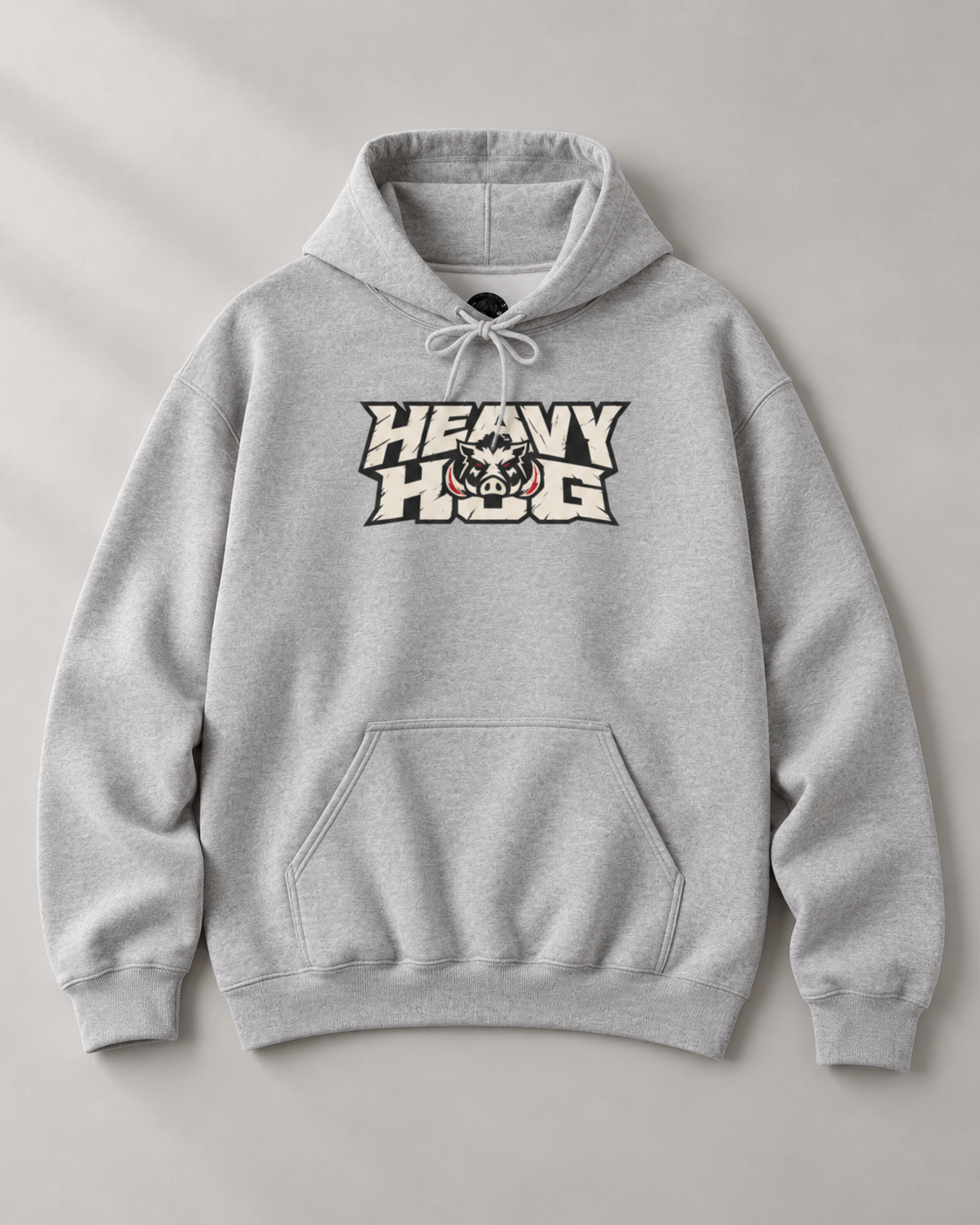 Heavy Hog Hoodie — "Built by Discipline, Driven by Hard Work" Motivational Pullover