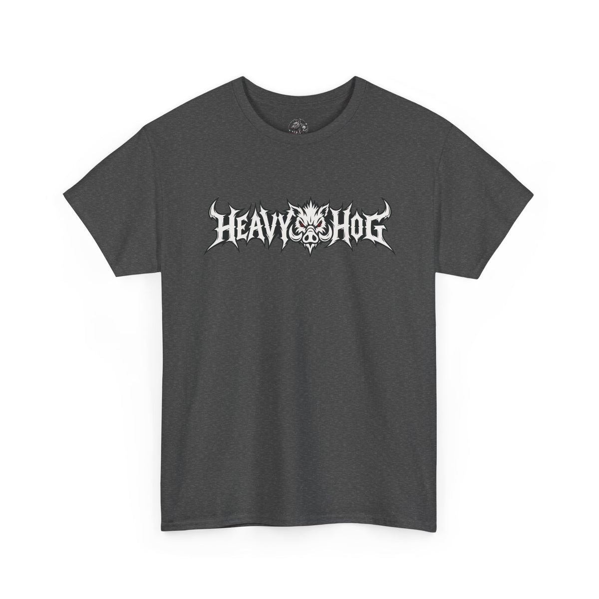 Heavy Hog Graphic Tee — Skull Metal Band Style T‑Shirt