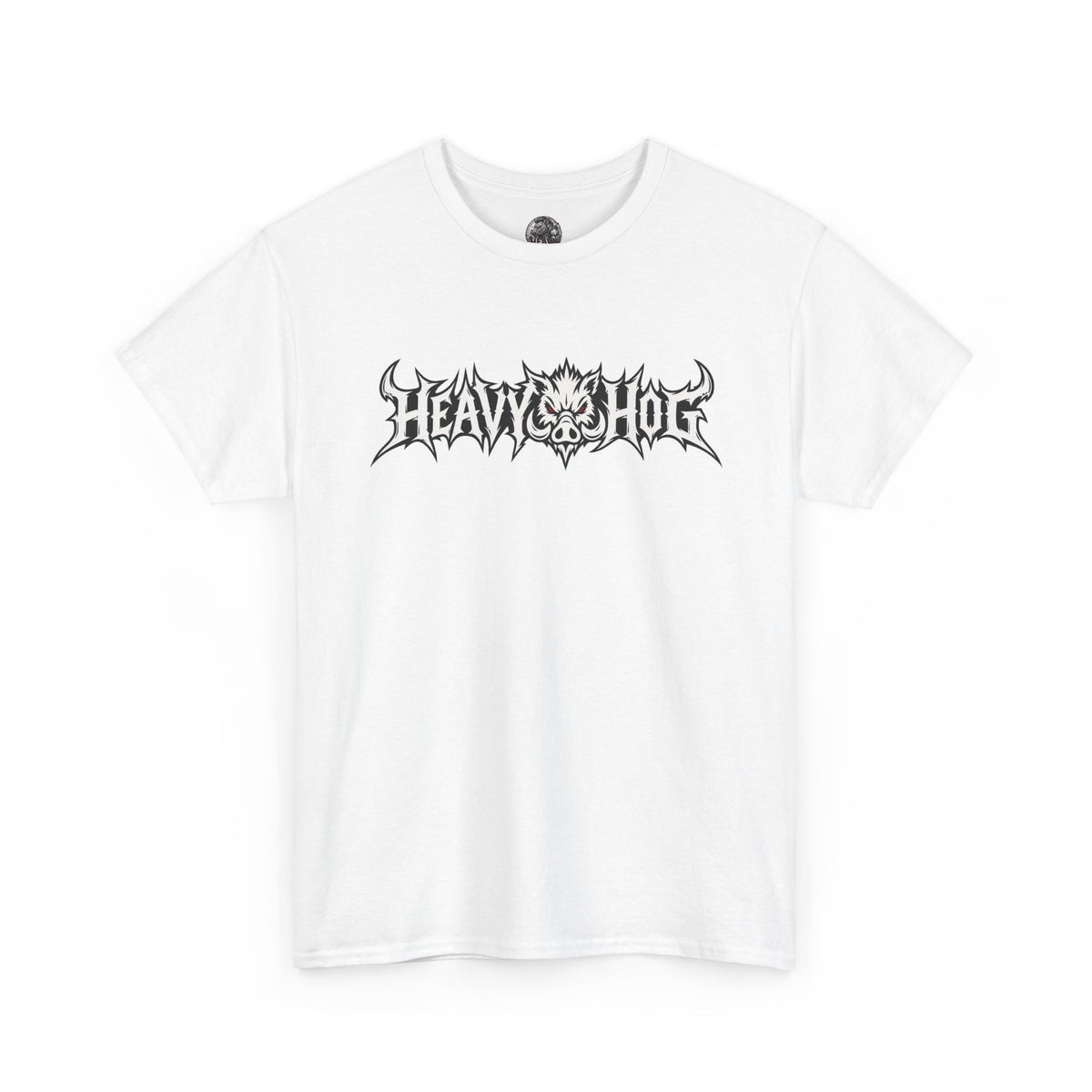 Heavy Hog Graphic Tee — Skull Metal Band Style T‑Shirt
