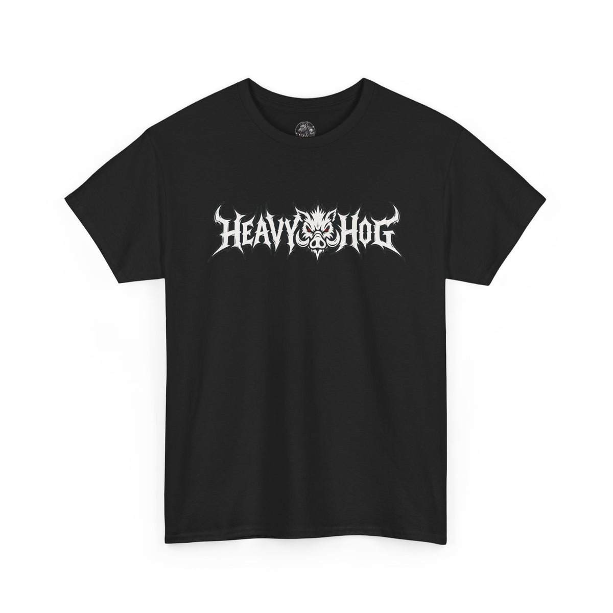 Heavy Hog Graphic Tee — Skull Metal Band Style T‑Shirt